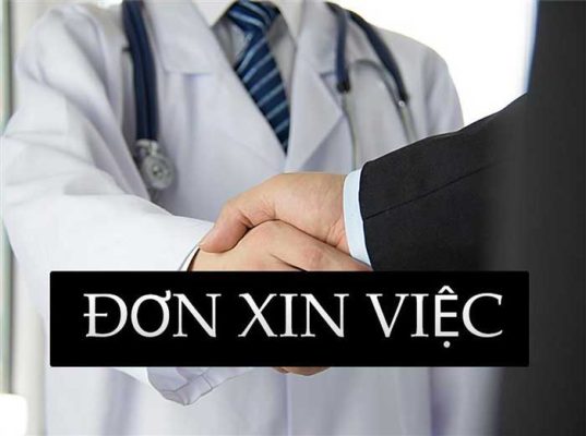 Mẫu Đơn Xin Việc Ngành Y Tế Chuẩn Nhất, Mới Nhất